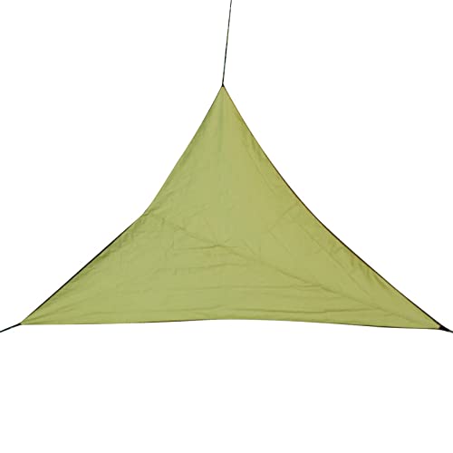 VIGAN 3X3X3M impermeable Sun Shade Sail Triangle Sun Shade Sail para toldos al aire libre Canopy Piscina Toldo Camping Sun Shelter Tienda (Verde ejército)