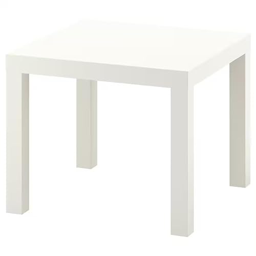 Ikea Lack - Mesa Auxiliar (55 x 55 cm), Color Blanco