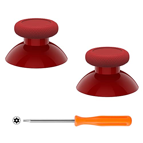 eXtremeRate Joysticks para Xbox Series S X Control Palancas Analogicos Joystick Reemplazable para Xbox One Repuesto para Pulgar Thumbsticks para Xbox One S/X/Estandard/Elite Mando(Rojo Carmín)