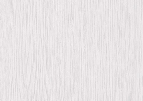 d-c-fix vinilo adhesivo muebles Madera blanca efecto madera autoadhesivo impermeable decorativo para cocina, armario, puerta, mesa papel pintado forrar rollo láminas 67,5 cm x 2 m