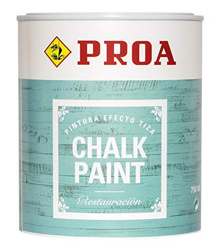 CHALK PAINT PINTURA PARA MUEBLES EFECTO TIZA. PROA BLANCO CHALK 750 ml. Pintura a la tiza. Renueva tus muebles sin esfuerzo. Gran adherencia sobre cualquier superficie.