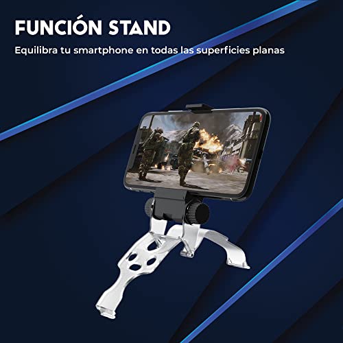 DR1TECH GameGripX+ Clip de Juego Para Mando XBOX One X/S, Series X/S Compatible Con Smartphone Iphone/Android - Soporte Soporte para Teléfono Móvil Ajustable (Mando NO Incluido)